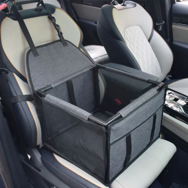Travel Dog Car Seat Cover Waterproof Pet Dog Carriers Bag Cat Transport Hammock Dog Car Seat Life Changing Waterproof Travel Dog Car Seat Carrier Basket for Small-Medium Pets