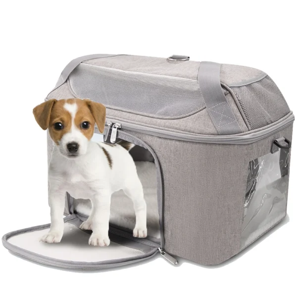 kf S3d97cea042ff4e59a1c079f4c9af631aS Pet Backpack Breathable Cat Carrier Bag Travel Airline Approved Transport Bag For Small Dogs and Cats Breathable Pet Carrier Backpack for Small Dogs & Cats - Airline Approved