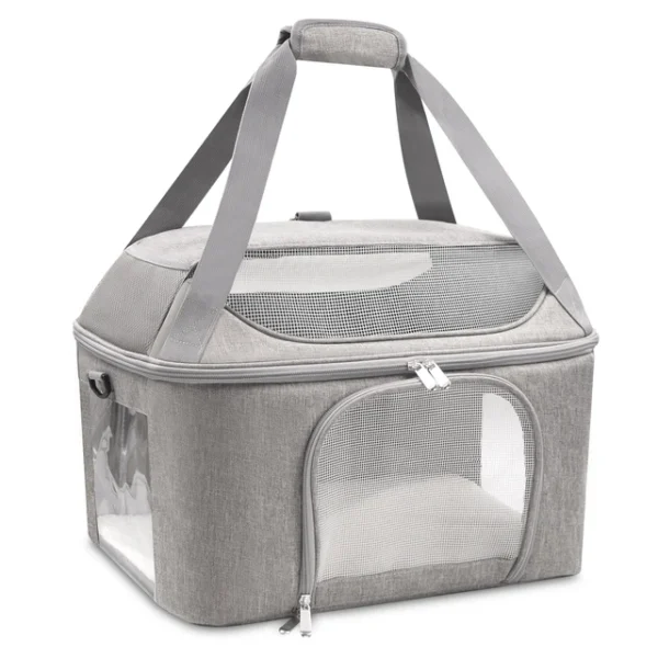 kf S5e7490c2a9b04cc887f3859f17ce1642D Pet Backpack Breathable Cat Carrier Bag Travel Airline Approved Transport Bag For Small Dogs and Cats Breathable Pet Carrier Backpack for Small Dogs & Cats - Airline Approved