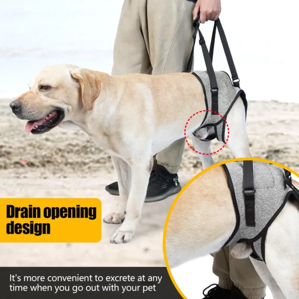 kf S6fbda1a18f1f426c80e2702df0fab77ax Dog Lift Harness for Large Dogs Soft Padded Adjustable Dog Back Leg Sling for Old Disabled Dog Lift Harness for Senior & Disabled Dogs