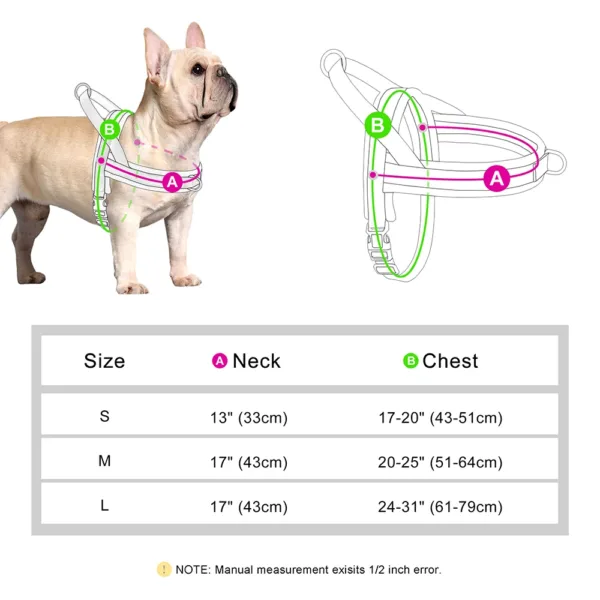 kf S01b6222113dd47578ef962d44a278e71I Quick Control Dog Harness With Handle No Pull Nylon Dogs Vest Harness Colorfull Print Pet Harness Smart No-Pull Adjustable Quick Control Dog Harness with Handle
