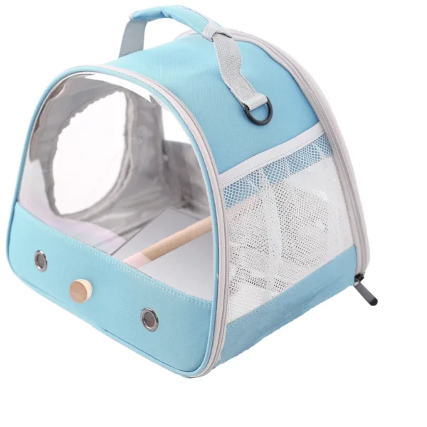 kf Sacef9298337843deaa3ac9950d91d873B Tragbare klare Vogel Papagei Transport k fig atmungsaktive Vogel tr ger Reisetasche kleines Haustier Zugang Fenster Transparent Bird Carrier Cage – Perfect Travel Bag for Small Birds & Pets