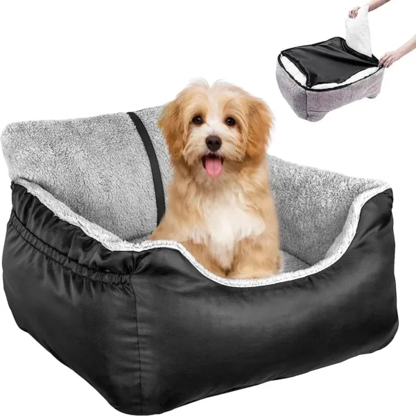 kf Sd259218b9b964e588db7ccf2e6c508a4B Pet Car Seat for Large Medium Dogs Washable Dog Booster Pet Car Seat Detachable Dog Bed Washable Dog Car Seat for Large & Medium Dogs