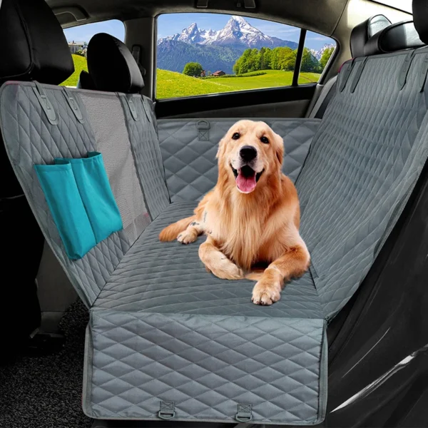 kf S645e55d0491840b6af4566e35788c8e0n 143 153CM Double Zipper Car Pet Seat Pad Waterproof Dirt Resistant Suitable Multiple Models Solid Color Waterproof Double Zipper Car Pet Seat Pad for All Dog Breeds