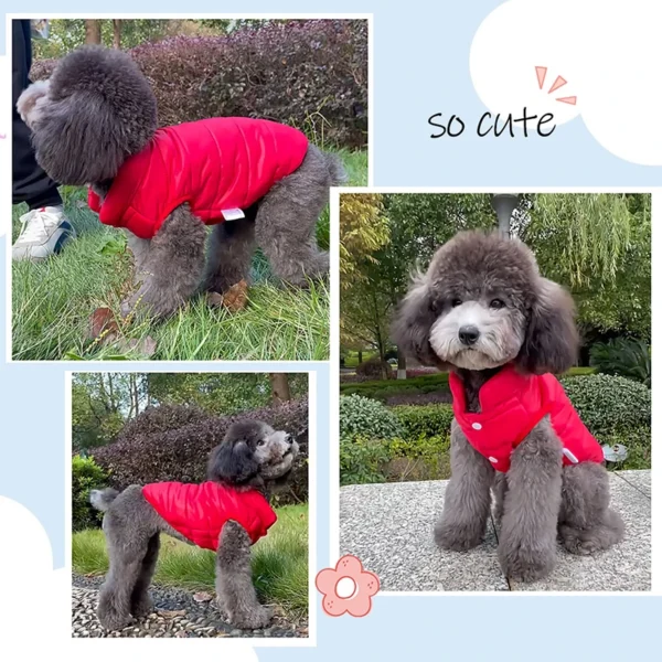kf Secf6292491cd42928fb4d689acdcb836v Double Sided Dog Coat Winter Warm Pet Dog Clothes For Small Medium Dogs Vest Chihuahua Clothing Double-Sided warm Dog Coat for Small and Medium Dogs, Warm and Stylish
